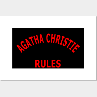 Agatha Christie Rules Posters and Art